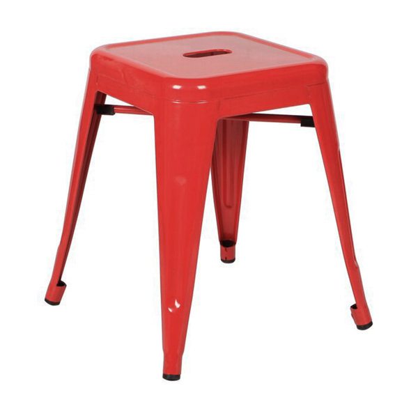 Longshore Tides Iverson 18'' Tall Steel Utility Stool Wayfair